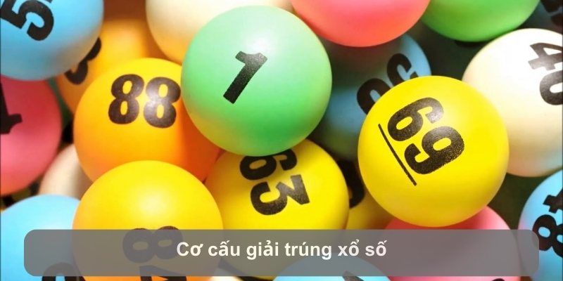 Cơ cấu giải trúng xổ số Jun88