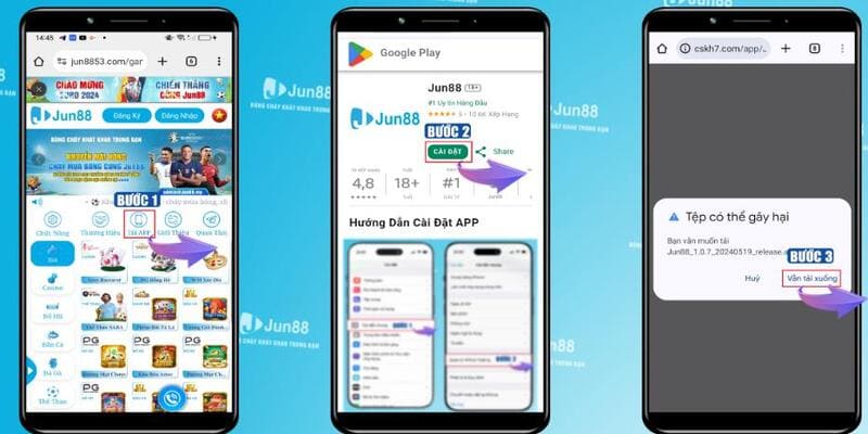 Đăng ký Jun88 trên app